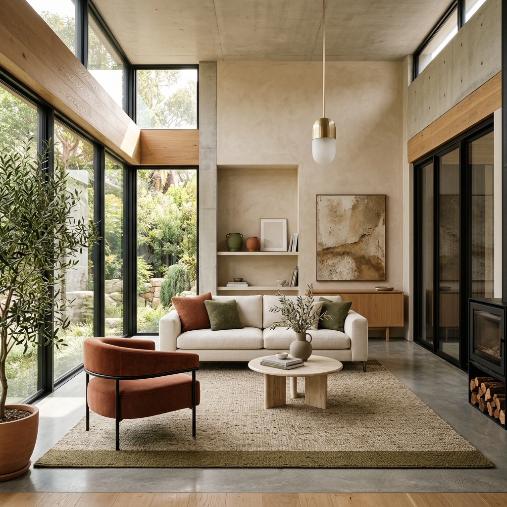 Diseño interior moderno y minimalista